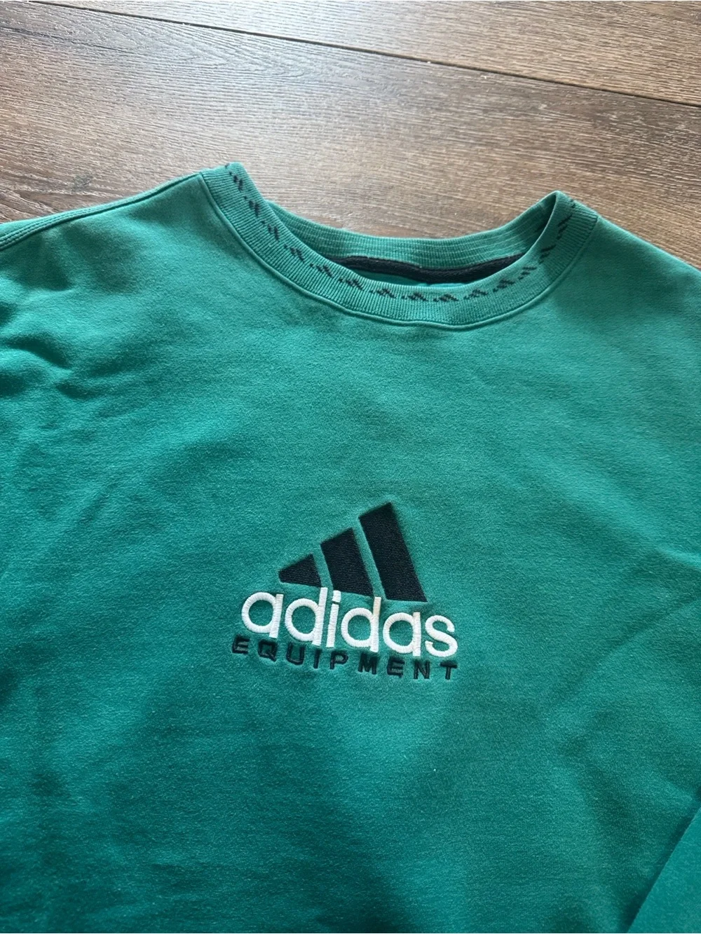 Vintage adidas sweatshirt green XL